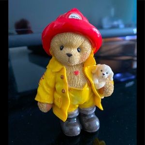 cherished teddies “ clark you’re my hero”  fireman/puppy figure